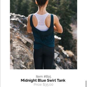 Zyia Midnight BlueSwirl Tank